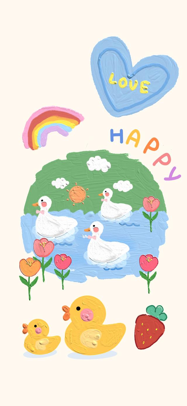 卡通壁纸手机可爱，好看的手机壁纸高清可爱卡通