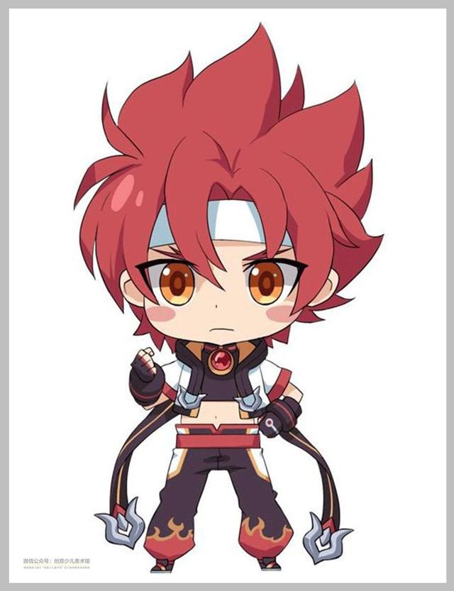 手绘漫画人物q版线条，超可爱的Q版漫画人物学习素材20例