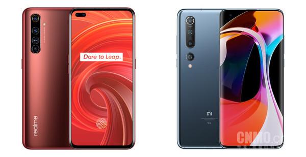 realme x50pro 与小米10，realme真我X50Pro参数对比小米10