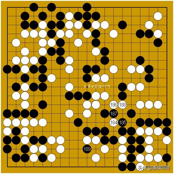 围棋开局规则图解，围棋实战包干制规则下