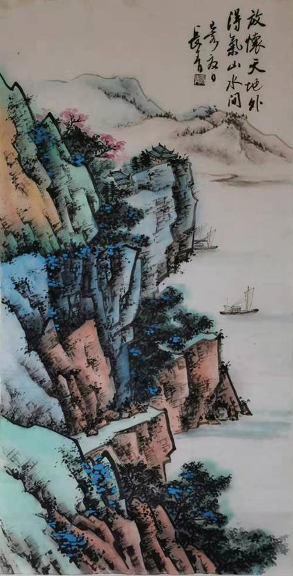 邵晓峰山水画欣赏，横看成岭侧成峰