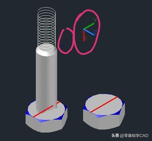 螺栓和内螺纹的画法和标注，机械制图基础知识之螺纹画法