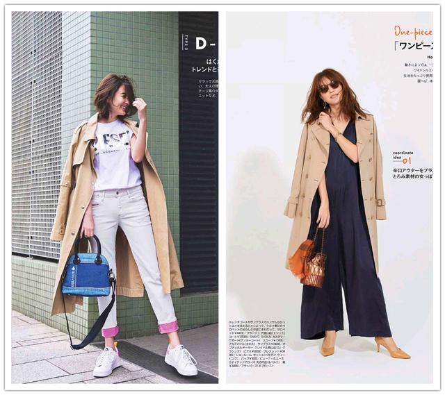 常规款卡其色风衣搭配，卡其色风衣超神仙的12套穿搭示范