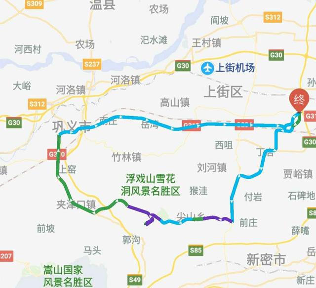 河南郑州新密旅游景点大全，郑州这里景美路好不收费