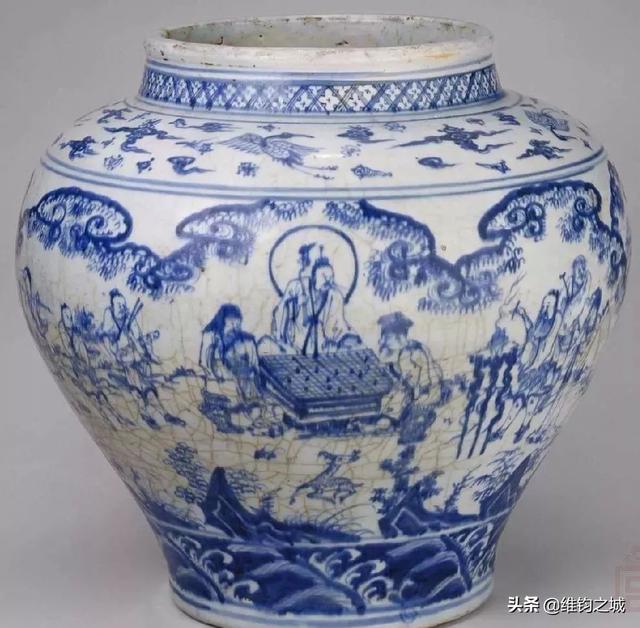 真品元青花瓷器底部特点，元青花瓷底足辨识