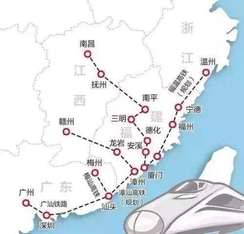 漳汕高铁何时动工，厦门至广州全程两小时多比现在快一倍