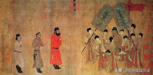 阎立本历代帝王图赏，唐太宗的雄才大略