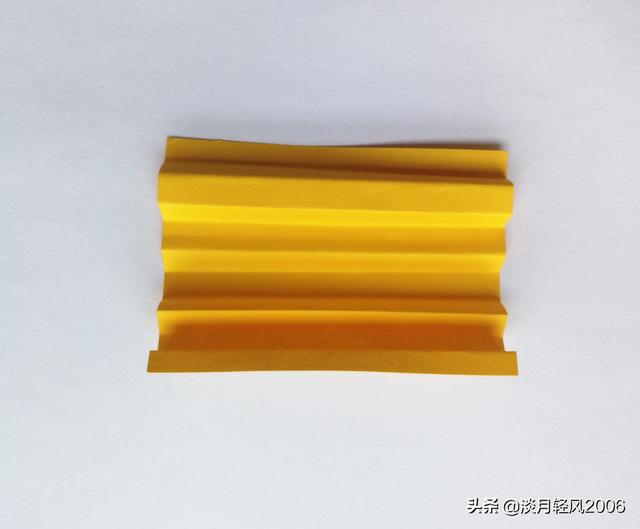 雨伞折纸 长条折蝴蝶结