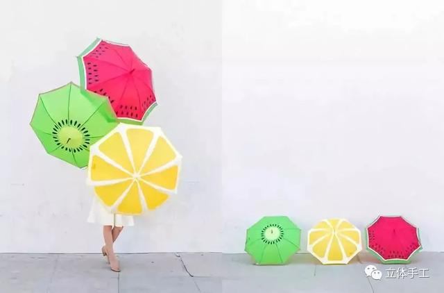 5款创意雨伞手工强势来袭，手工迷你雨伞简单又好看
