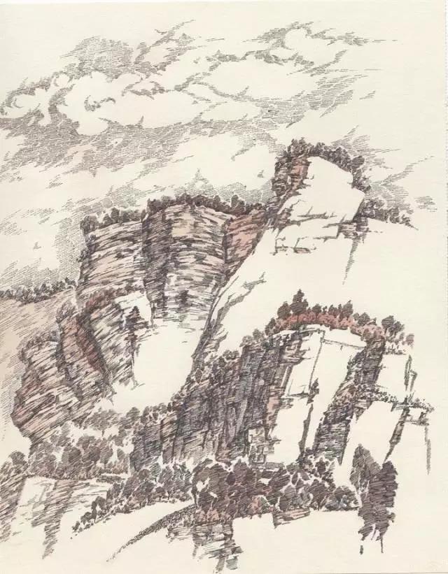 简单好画的风景速写 初学者，老师都是从基础画起来的