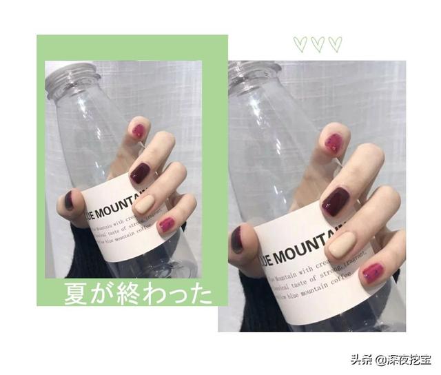 超级显白的基础款美甲，显白显嫩的美甲来一波儿~