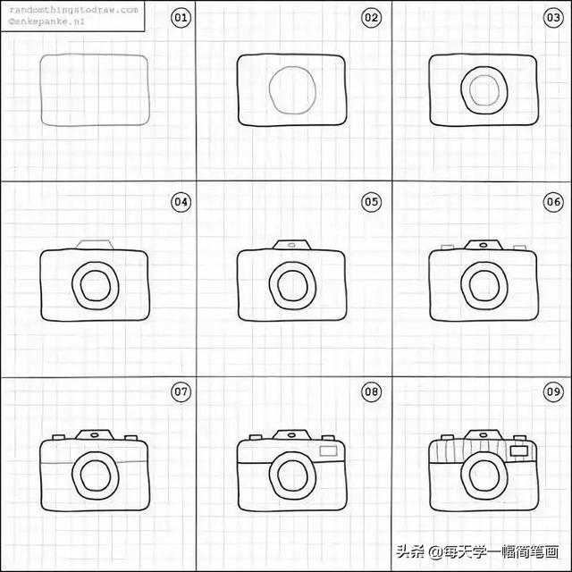 一张简单又漂亮的画，漂亮又简单的简笔画教程（简单又好看的线条画#一支笔画出你的世界）