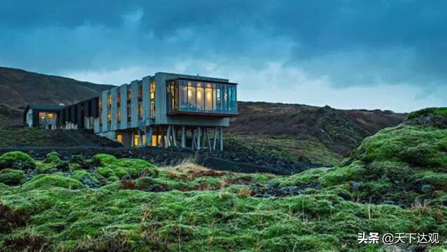 冰岛的地理位置以及邻国，北大西洋中的一个岛国