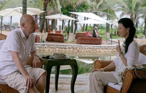 车晓与神秘男士，曾是汪涵前女友