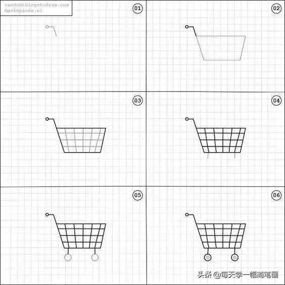 一张简单又漂亮的画，漂亮又简单的简笔画教程（简单又好看的线条画#一支笔画出你的世界）