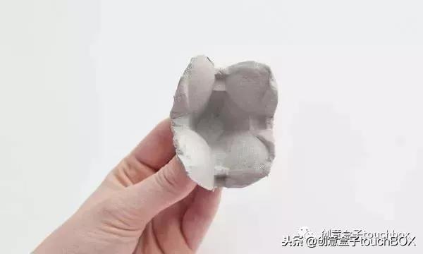 整个鸡蛋托手工制作，随便涂一涂就是孩子爱玩的小手工