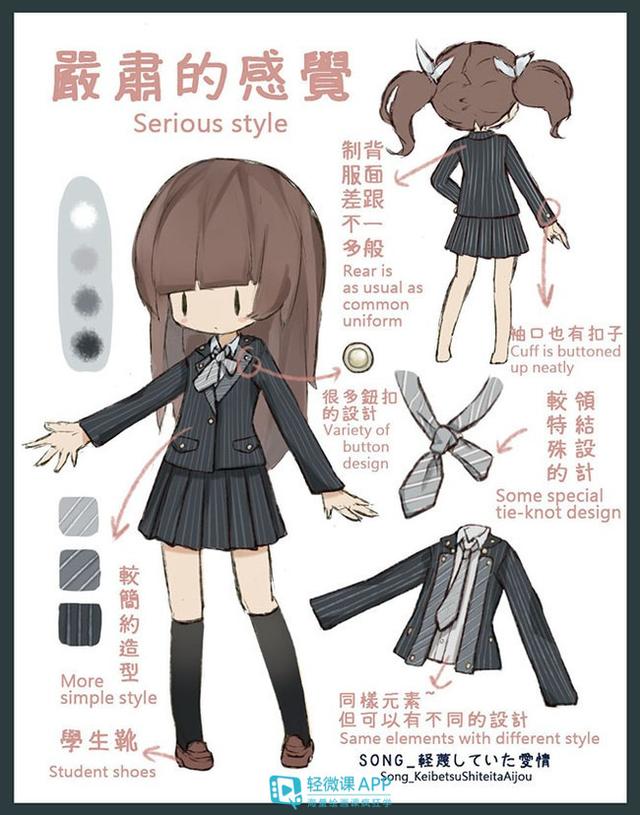 各种衣服的画法大全，10款卡通衣服的画法