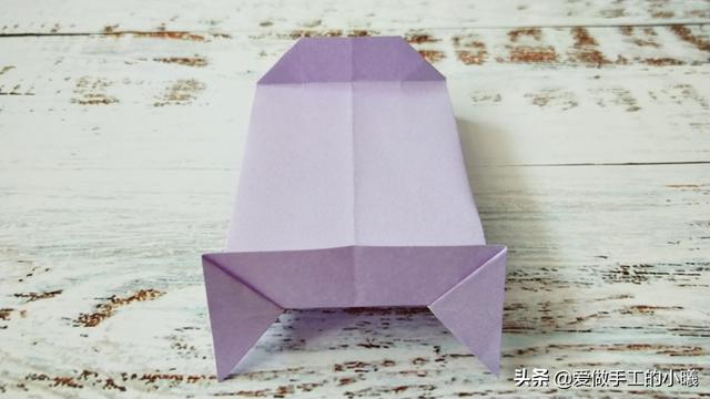 手工折纸小床教程，简单小床折纸教程