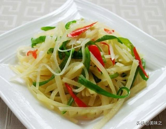 青椒土豆丝家常做法图解，朴素而又美味的青椒土豆丝15种做法