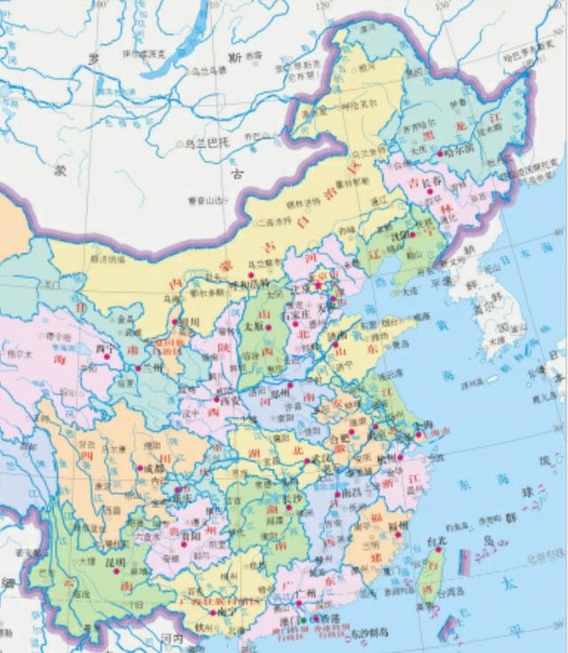 东北地图高清版大图，东三省地图（中国34省区市三维地形图来了）