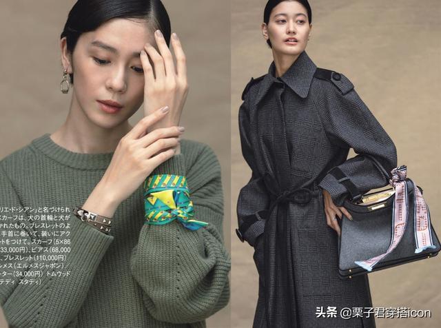 一看就会的超简单丝巾时髦搭配，用一条“丝巾”就可以搭出时髦优雅