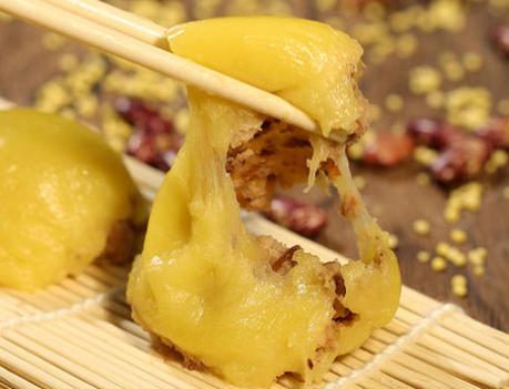 东北粘豆包图片，东北传统粘豆包