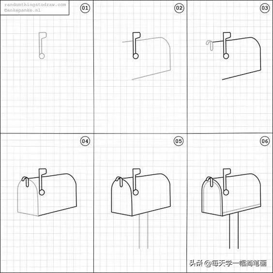 一张简单又漂亮的画，漂亮又简单的简笔画教程（简单又好看的线条画#一支笔画出你的世界）