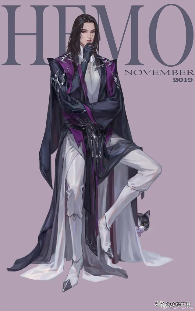 先生社男主变小后也太可爱了吧，禾末男模集结时尚杂志同人系列