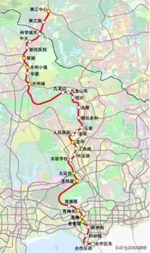 深圳地铁1号线路图，深圳地铁新开通线路图（哪些地铁线路可以到深圳宝安机场）