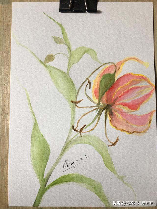 最简单的兰花画法，简单几步学习画兰草