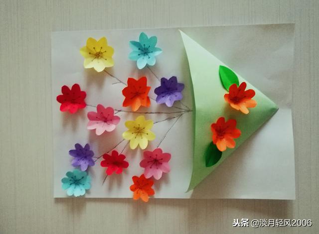 卡纸手工制作大全，幼儿园手工卡纸贺卡大全
