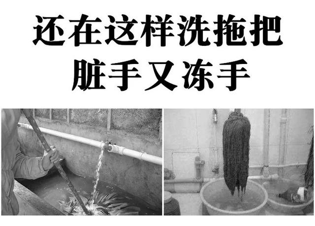 懒人拖把伸缩，专利滚轮自动脱水