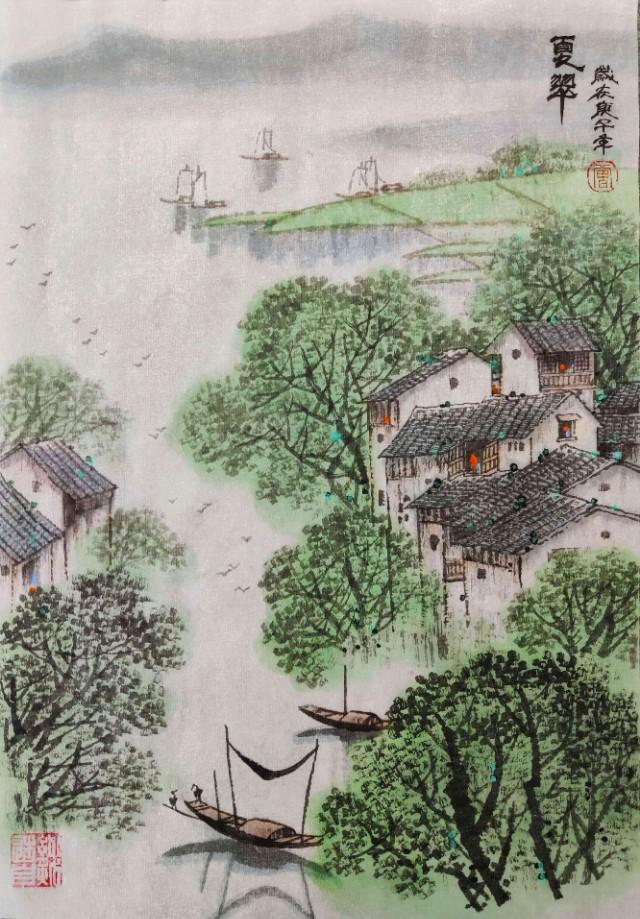 春夏秋冬怎么画，国画春夏秋冬四季简笔画