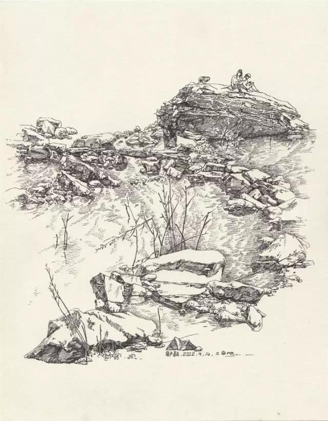 简单好画的风景速写 初学者，老师都是从基础画起来的