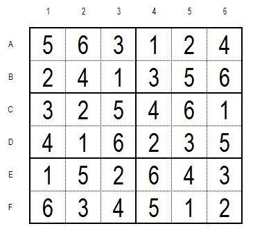 2岁幼儿数独入门，<有答案>儿童数独游戏4x4