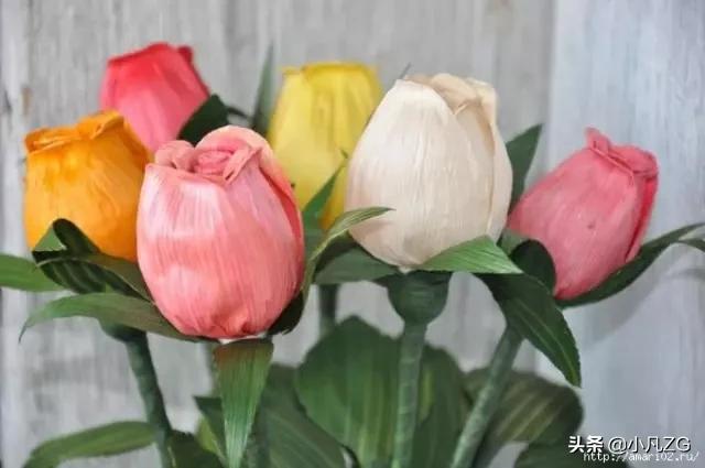 玉米皮制作手工作品，玉米皮的11种超燃手工创意