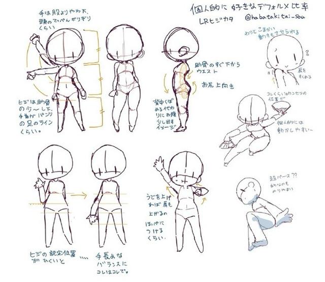 画q版人物教程，如何画可爱的q版人物教程