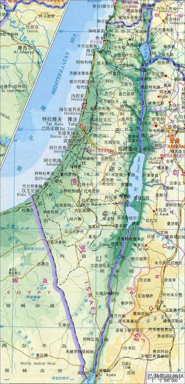 土耳其死海介绍，鸟瞰土耳其死海