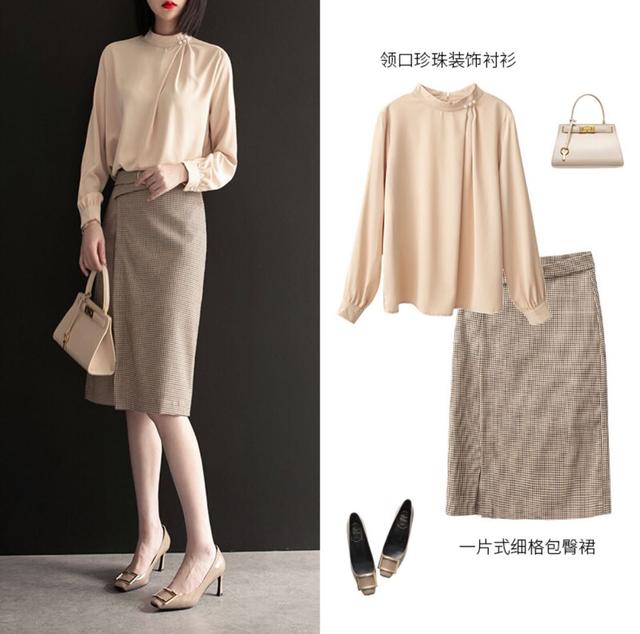 精致时髦的职场穿搭，看看我们的时髦OL是怎么搭配知性通勤风的