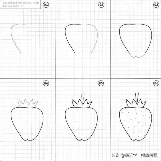一张简单又漂亮的画，漂亮又简单的简笔画教程（简单又好看的线条画#一支笔画出你的世界）