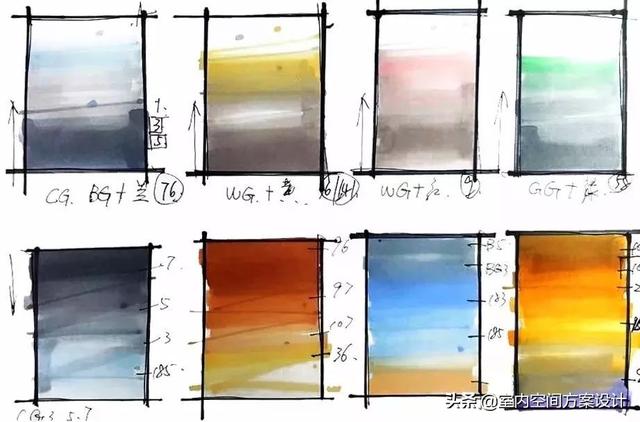 马克笔的六种手绘技法，马克笔用笔技法和上色秘笈