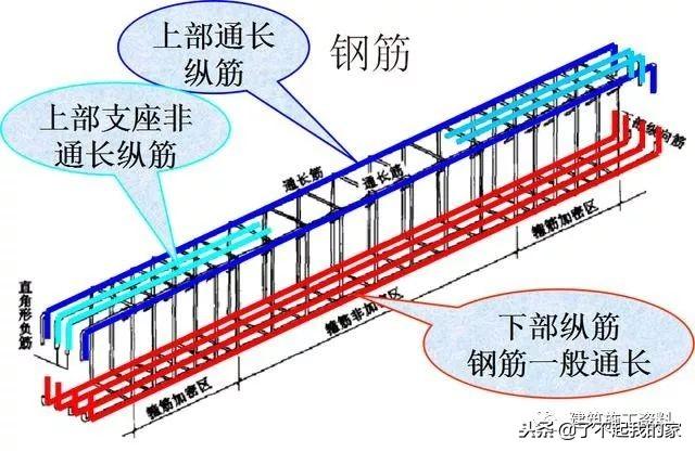 三维梁钢筋平法识图，基础梁钢筋图纸入门识图讲解
