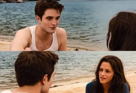 暮光之城男二剧照，暮光之城男女主红毯相遇