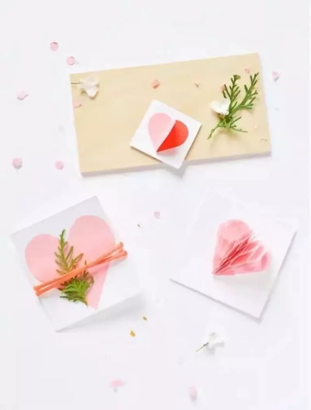 爱心卡片制作图片，漂亮简单的爱心立体贺卡（教你学习如何制作精美的爱心贺卡）