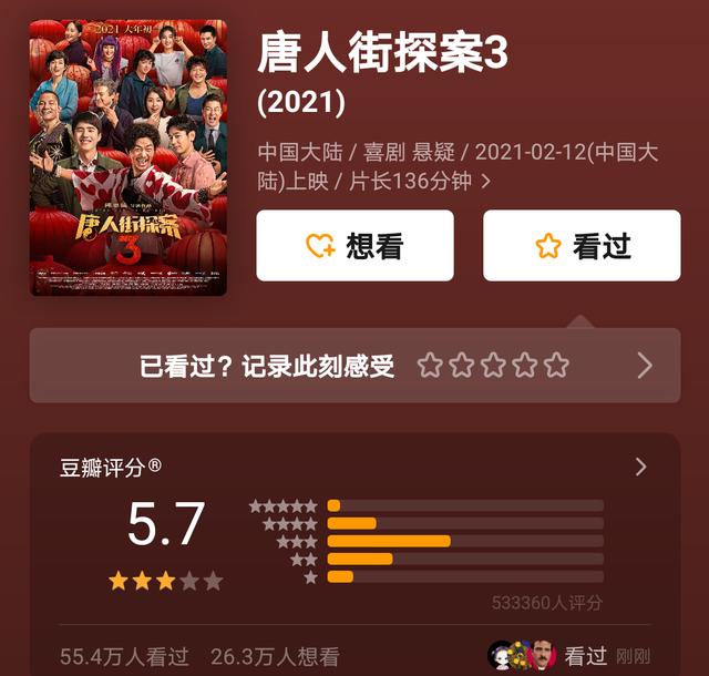 唐人街探案豆瓣，唐人街探案3豆瓣最新（唐人街探案网剧和电影有什么差别）