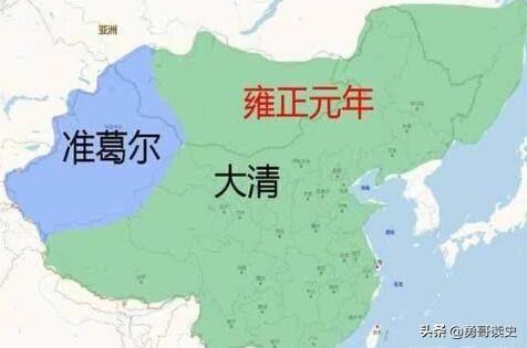 清朝从诞生到灭亡的地图，美丽的1820年大清朝地图