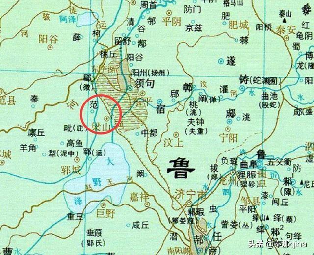 郓城水浒好汉城，山东郓城水浒好汉城地图