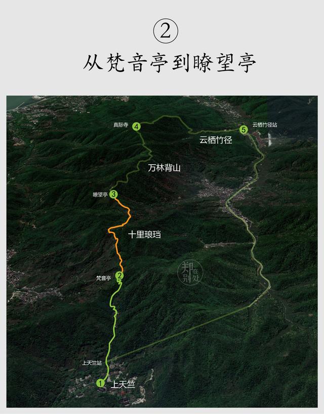 杭州最全登山路线图，可能是杭州最美登山路线之一