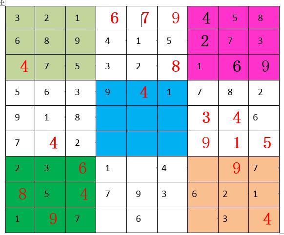 九宫格数独技巧口诀，数独9宫格入门级解题技巧