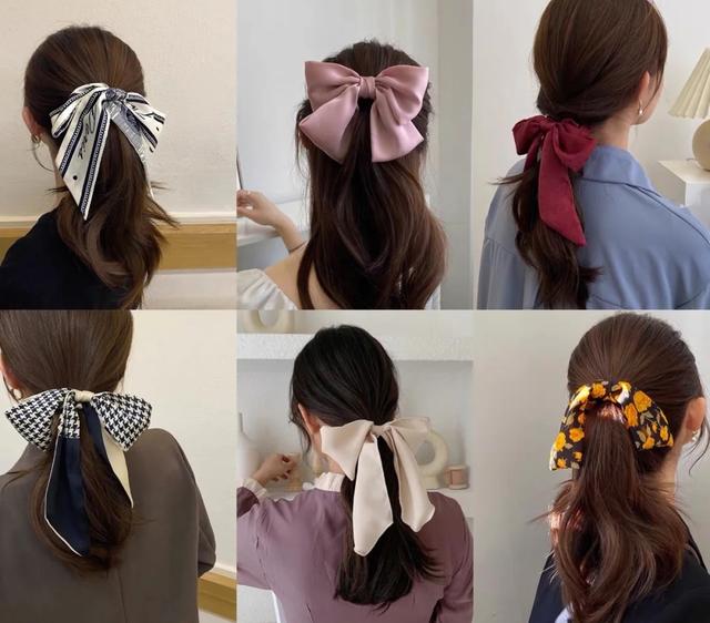 鲨鱼夹已经烂大街，鲨鱼发夹的正确夹法中长发慵懒